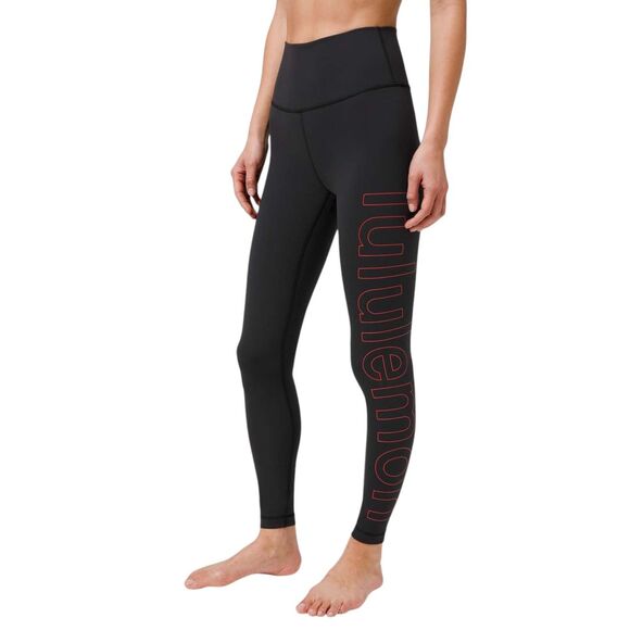 lululemon athletica Pants - Lululemon Wunder Under High Rise Tight 28" Everlux *Lunar New Year Black